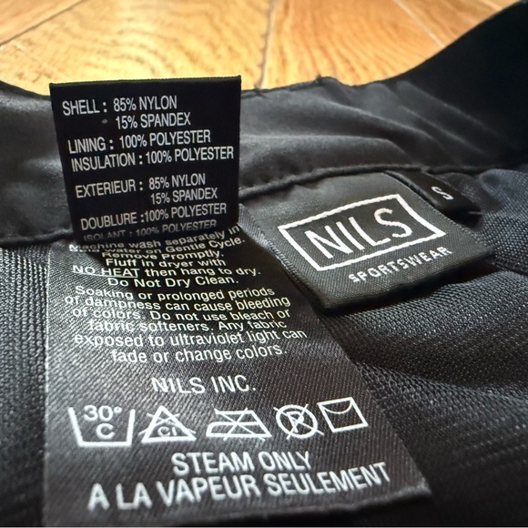 NILS Ski Snowboard Pants Women's Size 8 Small Black Insulated Lined 28” Inseam - Picture 2 of 14